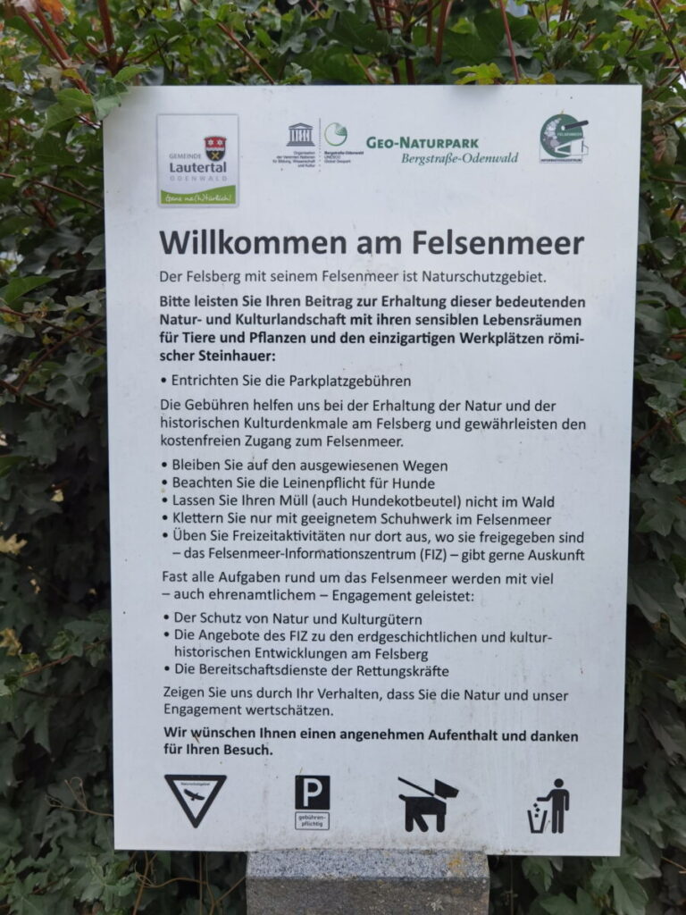 Alle Informationen rund um den Felsenmeer Eintritt